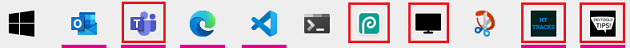 Aplicaciones web instaladas en la barra de tareas de Windows